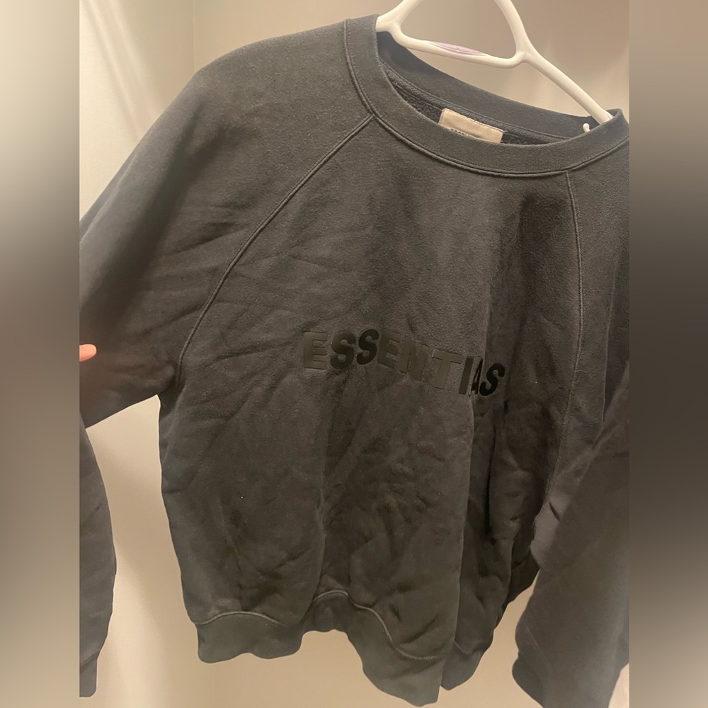 Black crew neck